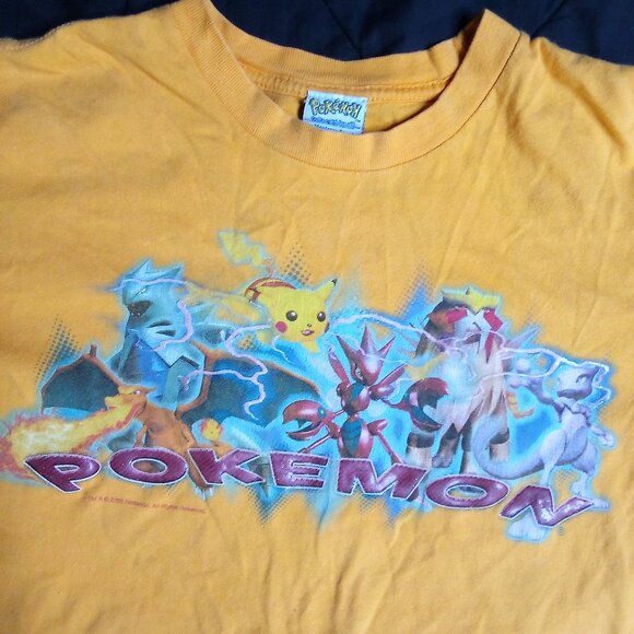 Vintage Nintendo Pokemon Graphic T-Shirt Youth - Picture 1 of 7